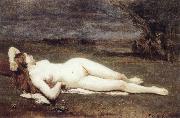 Jean Baptiste Camille  Corot Recreation by our Gallery oil painting reproduction